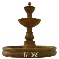 Fontaine d'eau Ganesh en marbre naturel sculpté à la main pour jardin extérieur, surface polie, écologique et facile à installer