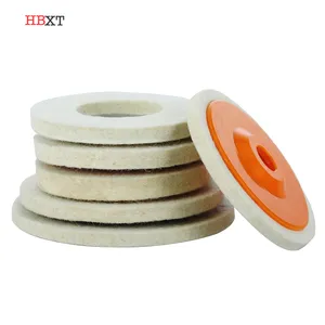 Alta densidade de lã de feltro lixar e roda de corte de moagem disco de feltro para polimento de aço inoxidável