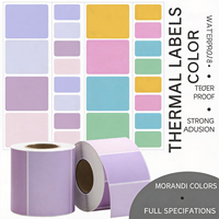 Feuille d'étiquettes adhésives en PVC personnalisées, imprimées, imperméables, colorées et inscriptibles, de qualité supérieure, pour bougies, scrapbooking et cadeaux