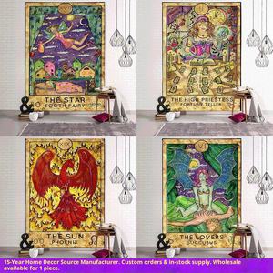 Tapiz de Tarot con Figura Mítica, Estilo Étnico, Decoración del Hogar, Tela Colgante de Poliéster, Impresión Digital, Tapices de Pared de Tarot - Product Image 2