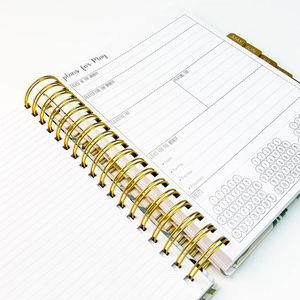 สมุดบันทึกแบบสันห่วงทองปกแข็งพิมพ์ลายตามสั่ง พร้อมกล่องใส่ - Product Image 3