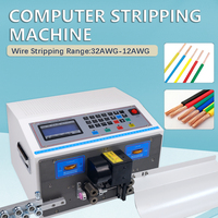 Machine à dénuder les fils automatique Naibao AWG 0.1-4mm avec fonction de coupe, design compact, origine Zhejiang