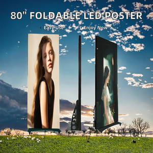 Afficheur LED couleur mobile sur pied, best-seller, luminosité 1000 cd, garantie 5 ans, écran publicitaire numérique intérieur - Product Image 6