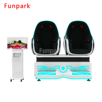 Funpark 9D Oeuf VR Chaise Lunettes 3D Réalité Virtuelle Cinéma Simulateur Pistolet Tir Jeu Machine Parc D'attractions Divertissement VR