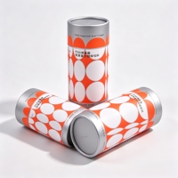 Emballage personnalisé recyclable pour poudre de collagène, tube en papier de qualité alimentaire pour boisson solide, emballage pour poudre de protéines