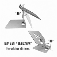 Support de tablette de bureau réglable à 360° en alliage d'aluminium de qualité supérieure, support de tablette portable pliable pour bureau, studio, vente en gros, OEM, en vrac
