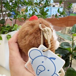 ตุ๊กตาเม่นดึงได้ ของเล่นตุ๊กตาเม่น ผ้าฝ้าย PP นุ่มพิเศษ จี้ห้อยกระเป๋าคู่รัก ของตกแต่งกระเป๋า ของขวัญชิ้นเล็กๆ กระเป๋าเป้เด็กผู้หญิง - Product Image 6