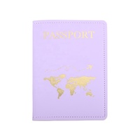 Mode plaine Texture PU cuir passeport couverture porte-billet diverses couleurs passeport protection de haute qualité