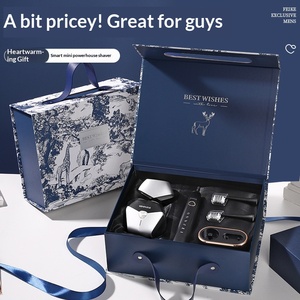 <span class=keywords><strong>Regalo</strong></span> per la Festa del Papà, Set <span class=keywords><strong>Regalo</strong></span> Rasoio in Metallo a Doppia Testa T5 per Uomini Anziani, Mariti/Fidanzati, Stile Lussuoso e alla Moda per il Nuovo Anno - Product Image 5
