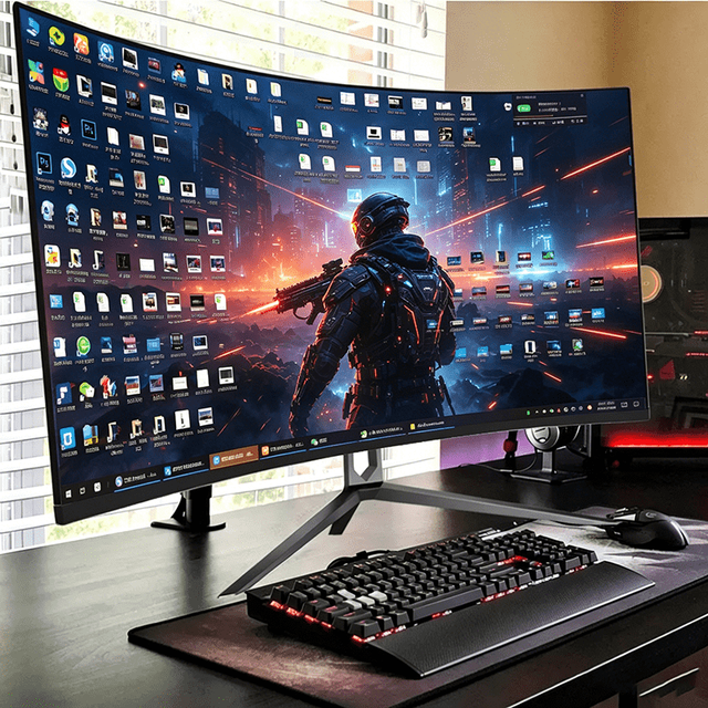 Bulk Order Customizable 32inch 4k Designer Office Working Gaming Curve 3840*2160p Flat 60hz 2ms Pc Computer Monitors