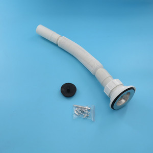 Connecteur de tuyau de vidange universel, <span class=keywords><strong>siphon</strong></span> <span class=keywords><strong>flexible</strong></span>, vidange, pour évier de cuisine et lavabo - Product Image 1