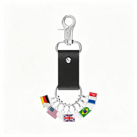 Breloques Drapeaux Nationaux Personnalisables pour Bracelets DIY – Breloques en Acier Inoxydable Plaqué Or pour Fabrication de Bijoux et Cadeaux (Vente en Gros)