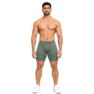 Athletic Men Compression <b>Shorts</b> Polyester Spandex Gym Training Running <b>Tight</b> Fitness Wear OEM Private Label - Product Image 1