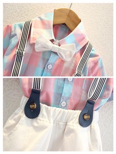 Set Completo da Bambino Stile Gentiluomo con Bretelle, Abito da Cerimonia per Bambini e Bambine, Ideale per Matrimoni - Vendita all'Ingrosso dalla Fabbrica JYS - Product Image 4