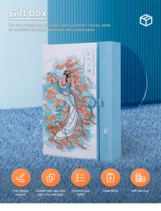 Hot <span class=keywords><strong>Fancy</strong></span> nam châm hộp carton màu xanh cứng nhắc phẳng sang trọng gấp từ lưu trữ giấy Hộp quà tặng - Product Image 2