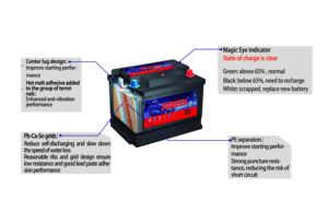 Batería de Coche de Plomo-Ácido POWSEA Nueva, de Alta CCA 720, Libre de Mantenimiento, DIN92, <span class=keywords><strong>12V</strong></span> <span class=keywords><strong>92Ah</strong></span>, Precio al por Mayor - Product Image 5