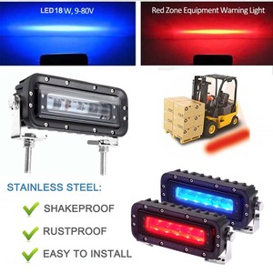 Luz LED de Alta Visibilidad para Peatones, Ilumina el Área de Peligro, Zona Roja, Luces de Línea Roja - Product Image 2