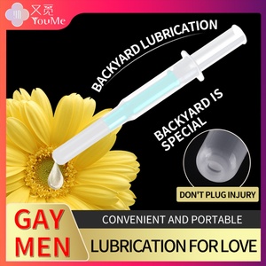Boîte cadeau de 5 seringues de 3 ml, gel lubrifiant anal indolore pour hommes, dilatateur anal, lubrifiant avec acide hyaluronique, étiquette privée - Product Image 3