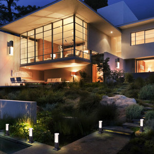 Cuerpo de aluminio IP65 Impermeable Transparencia Acrílico Pantalla 7W Casa <span class=keywords><strong>exterior</strong></span> Bolardo Pilar Luz <span class=keywords><strong>Farola</strong></span> <span class=keywords><strong>Led</strong></span> Para <span class=keywords><strong>Exterior</strong></span> - Product Image 2