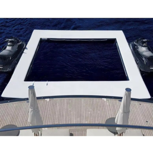 Muelle de Isla de ocio inflable preciso de fábrica, yate de lujo acuático de equipo de juego, instalación de entretenimiento acuático inflable flotante - Product Image 4