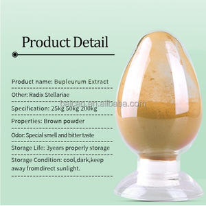 Polvo de extracto de raíz de planta de hierbas de entrega rápida Bupleurum olor fresco; Componentes clave Saikosaponin Eugenol ácido <span class=keywords><strong>hexanoico</strong></span> - Product Image 3