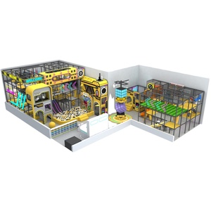 Amusement Equipment Commercial Toddler Pagar Playground Anak <b>Plastic</b> <b>Slide</b> Soft Play Equipment Indoor Playground - Product Image 1