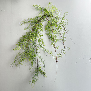 Décoration de mariage Panneaux de <span class=keywords><strong>plafond</strong></span> suspendus Verdure Forêt Plantes Guirlande Vignes Toile de fond murale Verdure suspendue pour décoration de mariage - Product Image 3