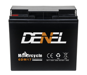 <span class=keywords><strong>Batterie</strong></span> de <span class=keywords><strong>moto</strong></span> 6DM17 <span class=keywords><strong>12V</strong></span> <span class=keywords><strong>17Ah</strong></span> AGM scellée sans entretien VRLA SMF au plomb-acide - Product Image 1