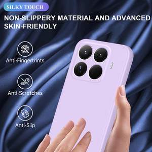 Coque de téléphone pour 15T Pro 5G, en Silicone, douce au toucher, violette, fine, résistante aux chocs - Product Image 2