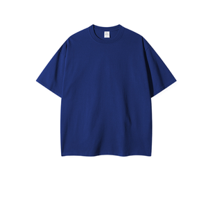 Camiseta de Verano para Hombre, Marca de Moda, Color Tierra, 260G, Manga Corta, Estilo Juvenil, Holgada, Blanca - Product Image 3