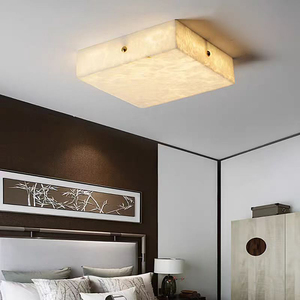 Luminaires <span class=keywords><strong>de</strong></span> plafond carrés en albâtre naturel, décoration intérieure <span class=keywords><strong>de</strong></span> luxe pour chambre à coucher, cuisine, <span class=keywords><strong>salle</strong></span> à manger, salon, <span class=keywords><strong>salle</strong></span> <span class=keywords><strong>de</strong></span> <span class=keywords><strong>bain</strong></span> - Product Image 2