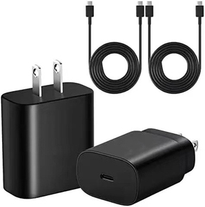 Chargeur de type C pour Samsung iPhone Fast 25W 3 broches Chargeur de téléphone rapide USB C Chargeur mobile Accessoires pour Smartphone - Product Image 3