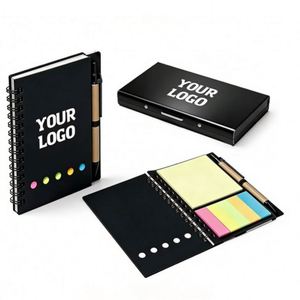 Wholesale Logo Notepad Small Note Book Pen Stationery Set Promo Business Gift <b>Memo</b> <b>Pads</b> With Sticky Notes - Product Image 1