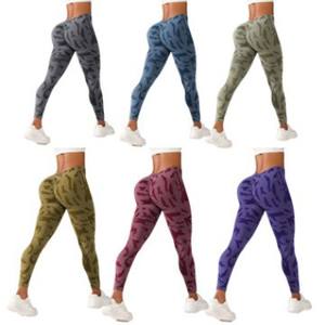 कमर कसरत कैमलौंग योग पैंट महिला जिम फिटनेस को लेगिंग वाली नई उच्च कमर बूटी लेगिंग पैंट महिला खेल टाइट्स - Product Image 1
