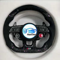 Volant en fibre de carbone avec affichage numérique LED du régime moteur, modifié haute performance pour les modèles Audi 8Y A3 S3 RS3 nouvelle génération