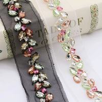 En gros Dentelle Perlée Garniture Maille Ruban de Dentelle Tissu Vêtements