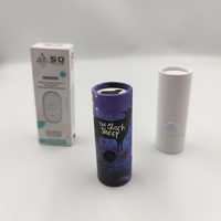 Conteneur personnalisé pour bonbons gélifiés à l'épreuve des enfants, tube en papier cylindrique rond de 1 ml, boîtes d'emballage avec bouton de verrouillage