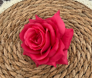 Têtes de roses artificielles LANJO 10 cm, vente en gros, arrangements floraux, décorations de gâteaux, décorations de mariage, décorations de voiture, artisanat DIY - Product Image 2