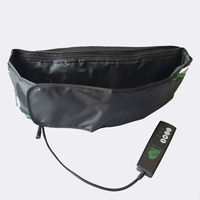 Ceinture vibrante Vibroaction électrique amincissante avec éponge PU et nylon pour la perte de poids, massage, logo personnalisé, emballage en boîte couleur