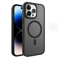 Pour iPhone 17 16 Pro Max Case 15 14 13 12 11 Magnétique Métal Diamant Texture Mat Doux Au Toucher Antichoc Dur Couverture Arrière
