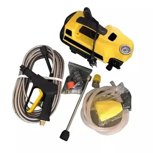 Koperen Motor 150-250Bar Multifunctionele Elektrische Drukreiniger Kleine Carwash-Apparatuur Draagbare Hogedruk Jetwasher