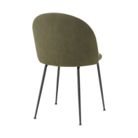 Chaise de salle à manger contemporaine à pieds métalliques robustes et réglables, vente en gros d'usine, pour appartement, entrepôt, cuisine, maison, bar, salle de bain, atelier