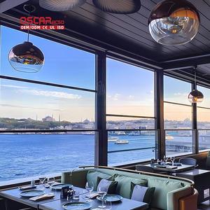 Ventanas de puerta corredera de aluminio Mosquitera de doble acristalamiento Casa Oficina Villa Diseño moderno Levante la ventana - Product Image 1