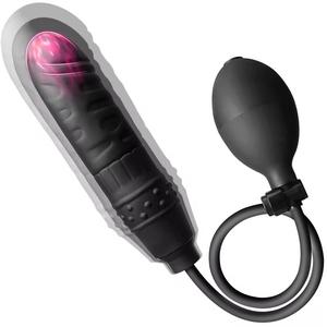 Giocattolo Anale 2 <span class=keywords><strong>in</strong></span> 1 Regolabile, Dildo Realistico Gonfiabile <span class=keywords><strong>in</strong></span> Silicone, <span class=keywords><strong>Plug</strong></span> Anale Espandibile con Pompa a Palloncino - Product Image 1