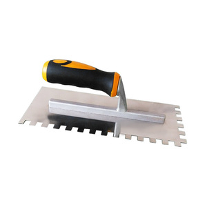 2025 Kunststoff kelle Profession elle Konstruktion Edelstahl Gips gekerbte Kelle - Product Image 2