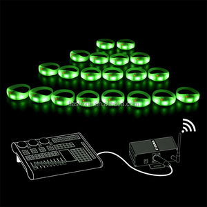 DMX phát sáng pulsera LED có thể điều chỉnh dây đeo cổ tay điều khiển từ xa ánh sáng lên LED vòng đeo tay cho buổi hòa nhạc tổ chức sự kiện bên xyloband - Product Image 6