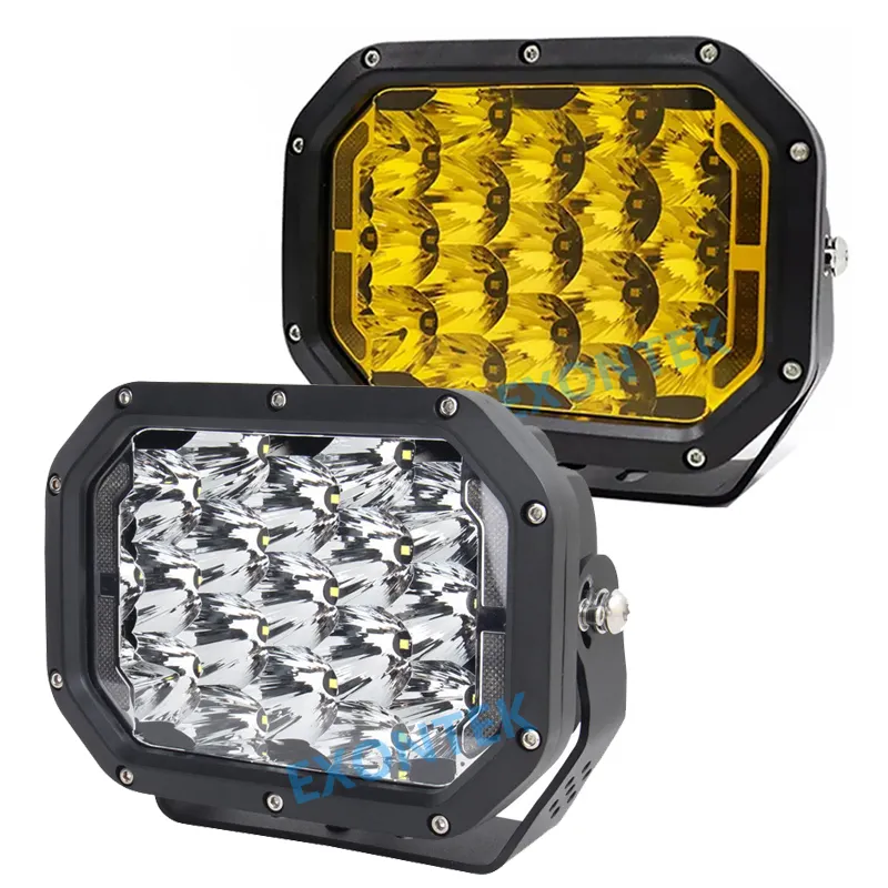 7 "Zoll High Power 96W Pods Rechteck ATV UTV Avto LED Arbeits lampe Spot Zusatz licht mit DRL Offroad Fahren für 4 X4 Fahrzeug