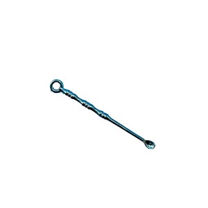 Porte-clés pendentif cure-oreille en bambou anti-cuivre fait main, petites breloques créatives en cuivre pour les vendeurs de rue, cure-oreille en alliage - Product Image 3