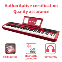 KERID Digital Piano 88 Key Professional Electronic Piano Keyboard Musical Keyboard Acoustic Portable Electric Piano for Beginner