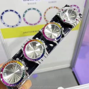 SKX007 <span class=keywords><strong>SKX013</strong></span> pièces de rechange de montre CNC découpe pierre de Zircon acier inoxydable 316L lunette sous-marine - Product Image 5